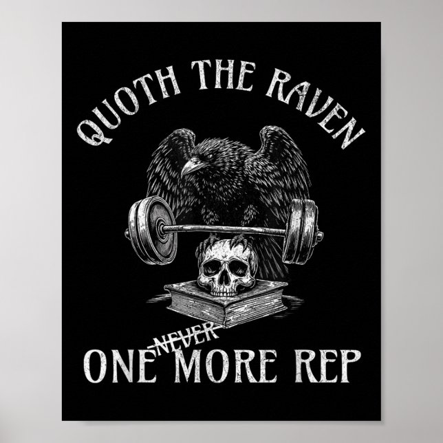 Krächzte der Rabe noch eine Wiederholung lustiger  Poster (Vorne)