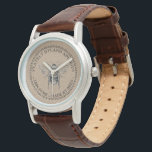 KRAFT APIARY WATCH 100% PUR DURCH Bienenhalter Armbanduhr<br><div class="desc">Simuliertes Kraft Logo mit Vintager Honigbiene. Ideal für die Werbung für Ihren Namen und Honigprodukte !</div>