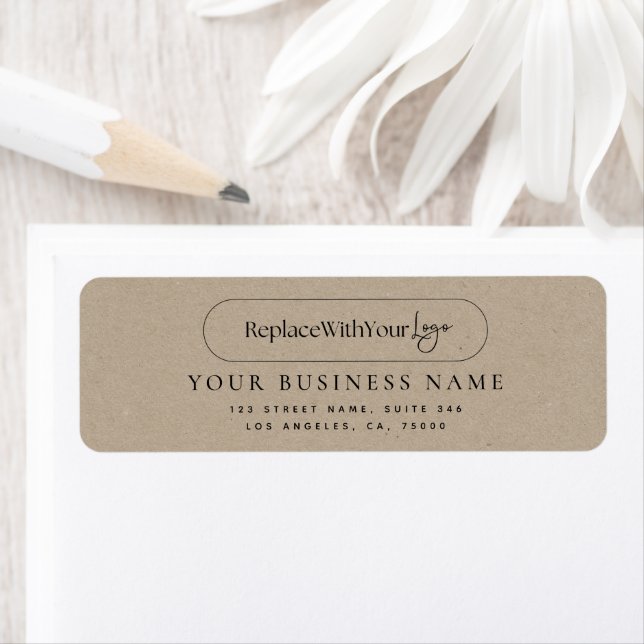 Kraft Custom Long Horizontal Thread Company Logo (Insitu)