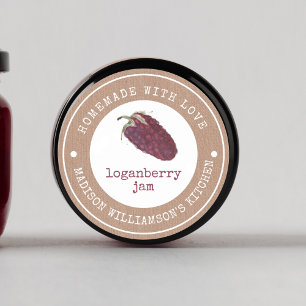 kraft fait maison avec amour Étiquette de confit