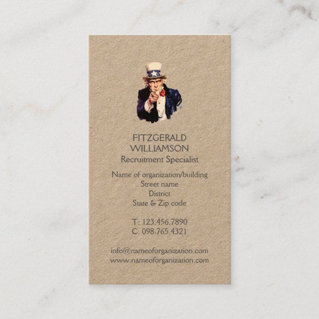 Kraft | FOTO oder LOGO HINZUFÜGEN | Visitenkarte (Vorderseite)