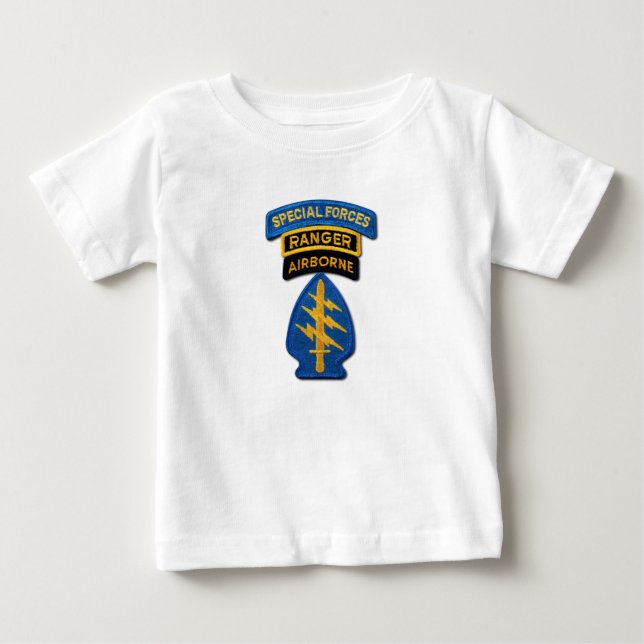 Kraft-Gruppen-grüne Barette SF SOF SFG Soc Baby T-shirt (Vorderseite)