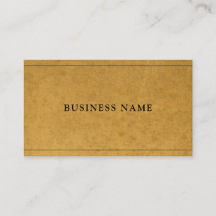 Kraft Paper Effect Creative Modern Company Schlich Visitenkarte