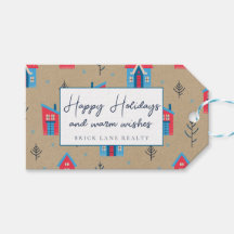Kraft Paper Festive Happy Holidays Realty