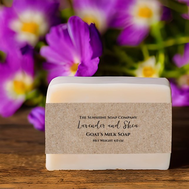 Kraft Paper Style Minimalistisch Soap Band (Von Creator hochgeladen)