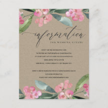 KRAFT PINK CHRIST THORN BLOOM WEDING INFORMATION