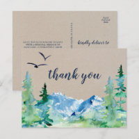 Kraft Rocky Mountain Danke Postcard