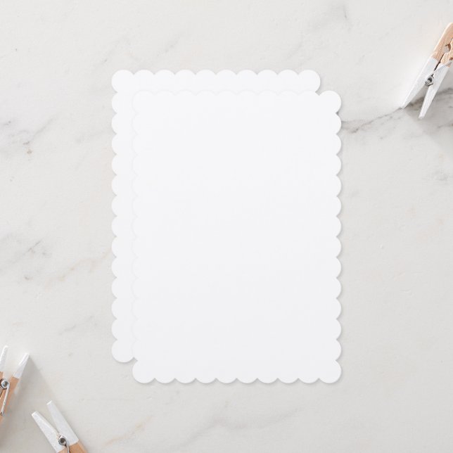 Kraft-Skalierte Flachkarte (Vorderseite/Rückseite Beispiel)