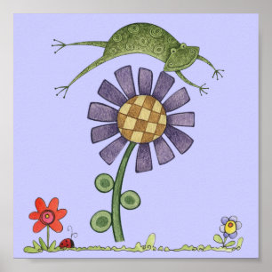 Kraft und Frosch Poster