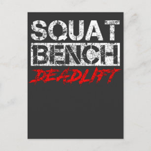 Kraftauftriebskupplungs-Squat-Bänke Postkarte