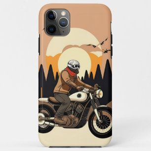 Kraftfahrer mit Totenkopfmaske beim Fahren Case-Mate iPhone Hülle