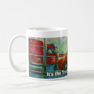 KRAFTFAHRZEUGE BIG-RIG-LKW-HALTUNG KAFFEMUGS KAFFEETASSE