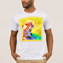 Kräftiges Geparden-Gemälde. Jetzt kaufen T-Shirt
