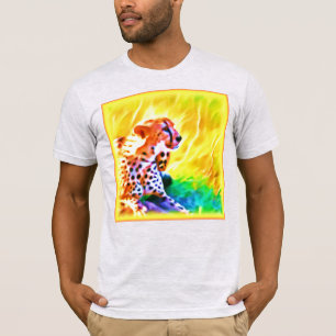 Kräftiges Geparden-Gemälde. Jetzt kaufen T-Shirt