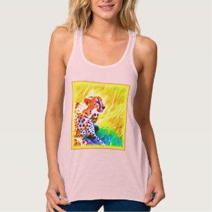 Kräftiges Geparden-Gemälde. Jetzt kaufen Tank Top
