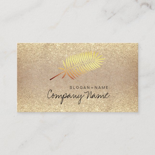 Kraftpapier druckte visitenkarte (Vorderseite)