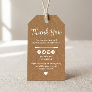 Kraftpapier mit individuellem Logo, Geschenkanhäng Geschenkanhänger