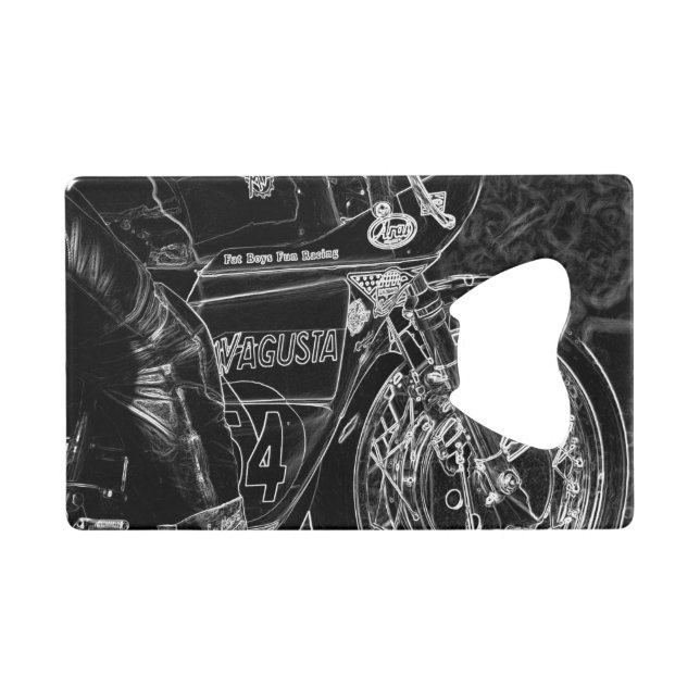 Kraftrad 1 Bocnm Geldbeutel Flaschenöffner (Vorderseite (Horizontal))