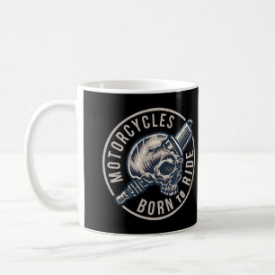 Krafträder, die für den Toskanal und den Sparkplug Kaffeetasse