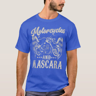 Krafträder und Mascara Niedliche Schwarze Kunst T-Shirt
