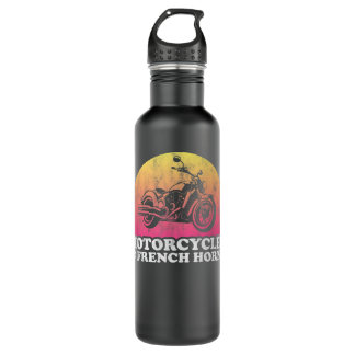 Krafträder und Motorräder des französischen Horns  Edelstahlflasche