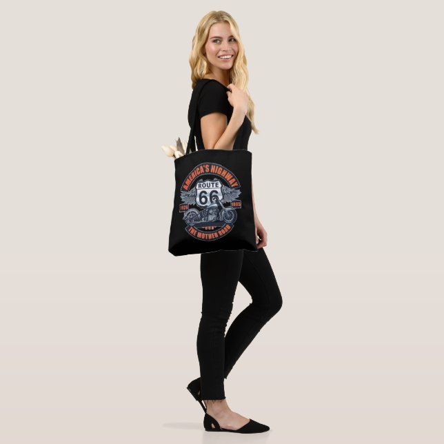 Krafträder und Route 66 Tasche (Am Model)