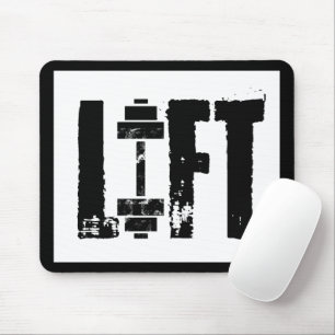 KRAFTRAUM Gewichte stemmen BODYBUILDING Mousepad