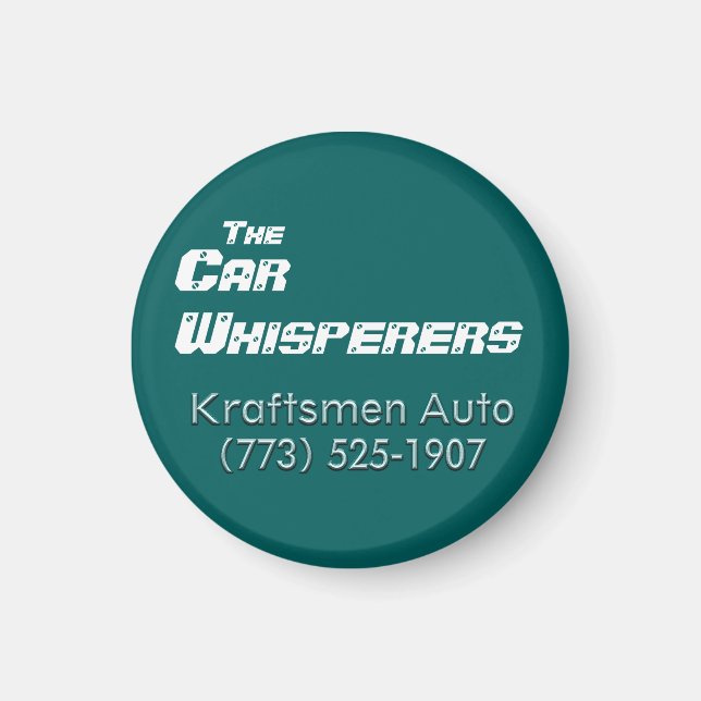 Kraftsmen Auto Whisperers Magnet (Vorne)