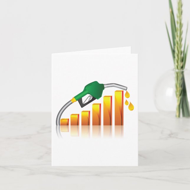 Kraftstoffpreis Karte (Vorderseite)