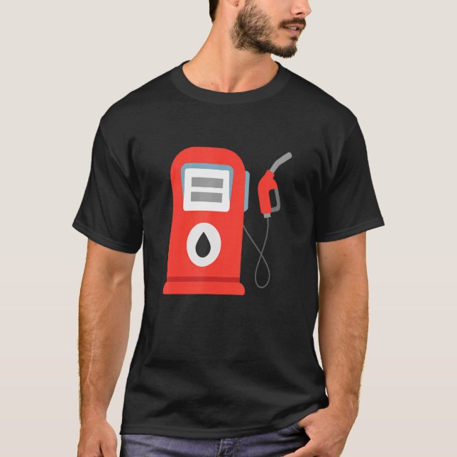 Kraftstoffpumpe Gaspumpe Kostüm T-Shirt (Vorderseite)