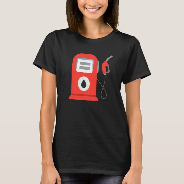 Kraftstoffpumpe Gaspumpe Kostüm T-Shirt (Vorderseite)