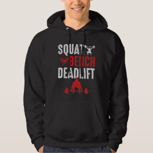 Krafttraining auf der Sattelbank Hoodie
