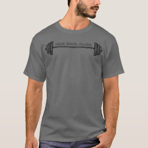 Krafttrainings Athlet Vintage Gewichtheben Fitness T-Shirt