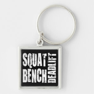 Kraftübertragung - Squat, Bench, Deadlift Schlüsselanhänger