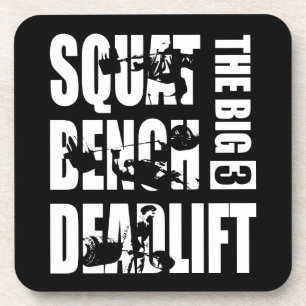 Kraftübertragung - Squat, Bench, Deadlift Untersetzer