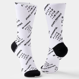Kraftvolle Power-Gleichungen Socken