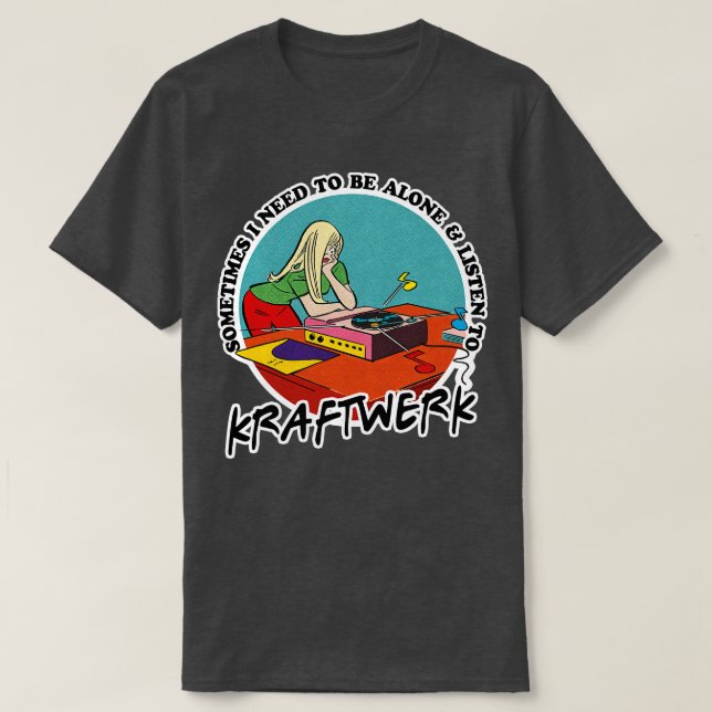 Kraftwerk Obsessive Music Fan-Geschenk T-Shirt (Design vorne)