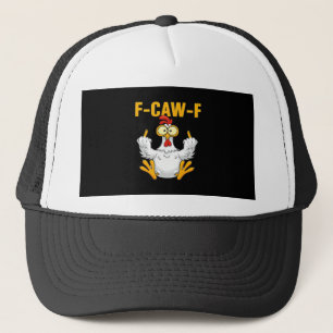 Krähe F-Caw-F Lustiger Humor Gothic Truckerkappe