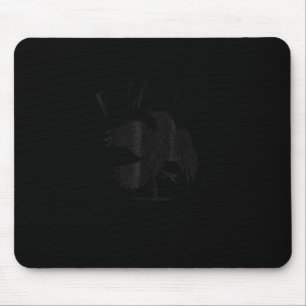 Krähe, F-Caw-F Lustiger Vogel Ästhetisch Casual Mousepad