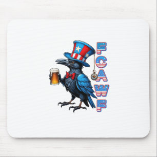 Krähe, F-Caw-F Lustiger Vogel Kreative Casual-Mode Mousepad