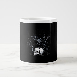 Krähe, F-Caw-F Lustiger Vogel Mond Gothic Erwachse Jumbo-Tasse