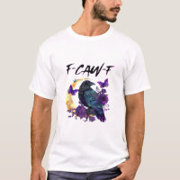 Krähe F Krächzen F Lustiger Vogel Mond Gothic Desi