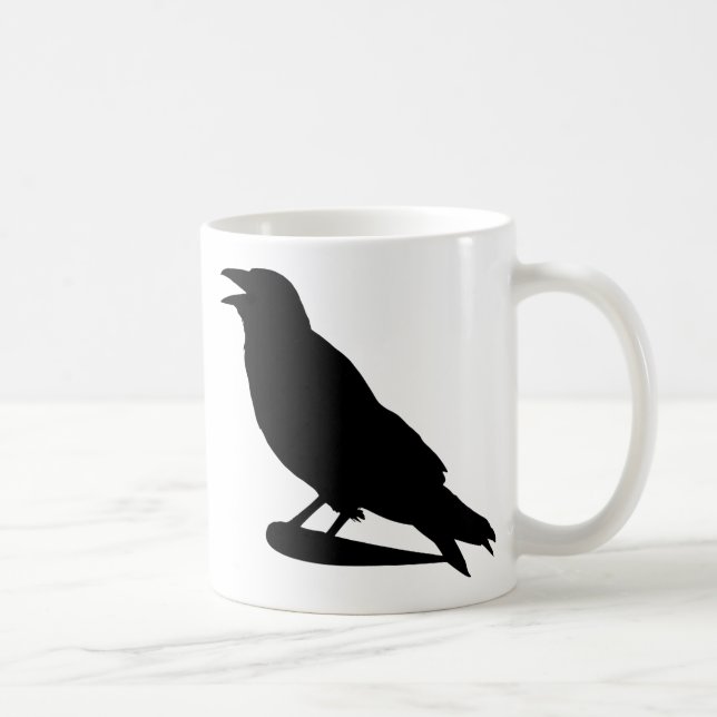 Krähe Kaffeetasse (Rechts)