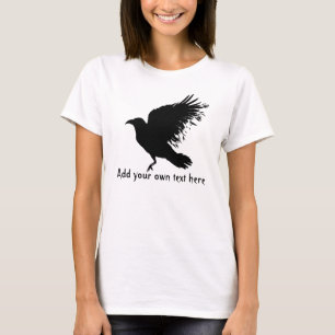 Krähe - schwarz T-Shirt