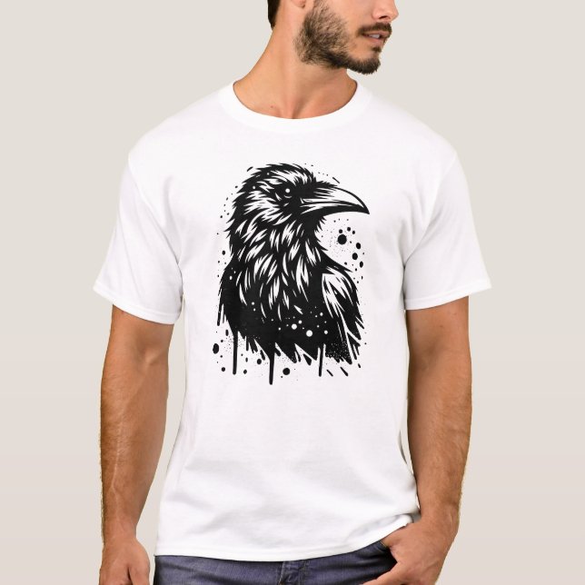 Krähe T-Shirt (Vorderseite)