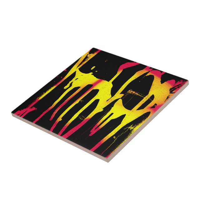 Krähe und Kräuter und Bacchanal Fliese (Seite)