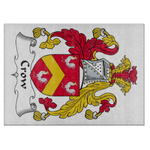 Krähen-Familienwappen Schneidebrett