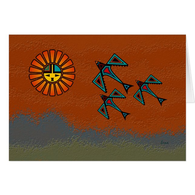 Krähen-Flug (Vorderseite (Horizontal))