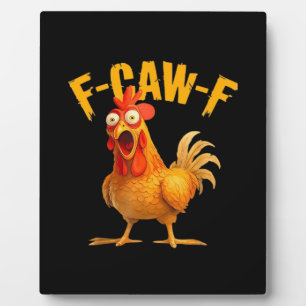 Krähen Humor F-Caw-F Gothic Lustig Retro Cool Fotoplatte