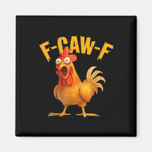 Krähen Humor F-Caw-F Gothic Lustig Retro Cool Magnet